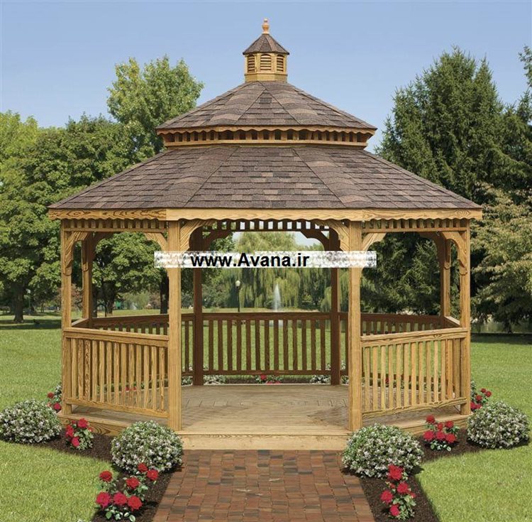 آلاچیق چوبی طرح AFR 10